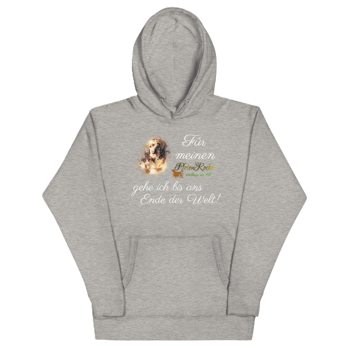 Der Bis ans Ende der Welt Hund-Hoodie