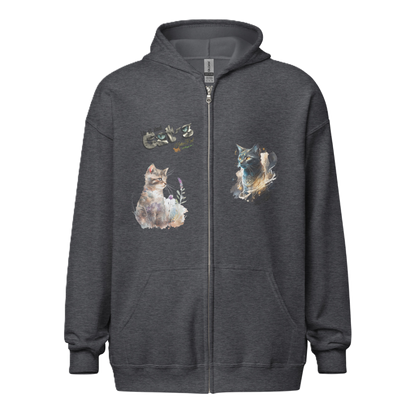 Der Cats-Zip Hoodie