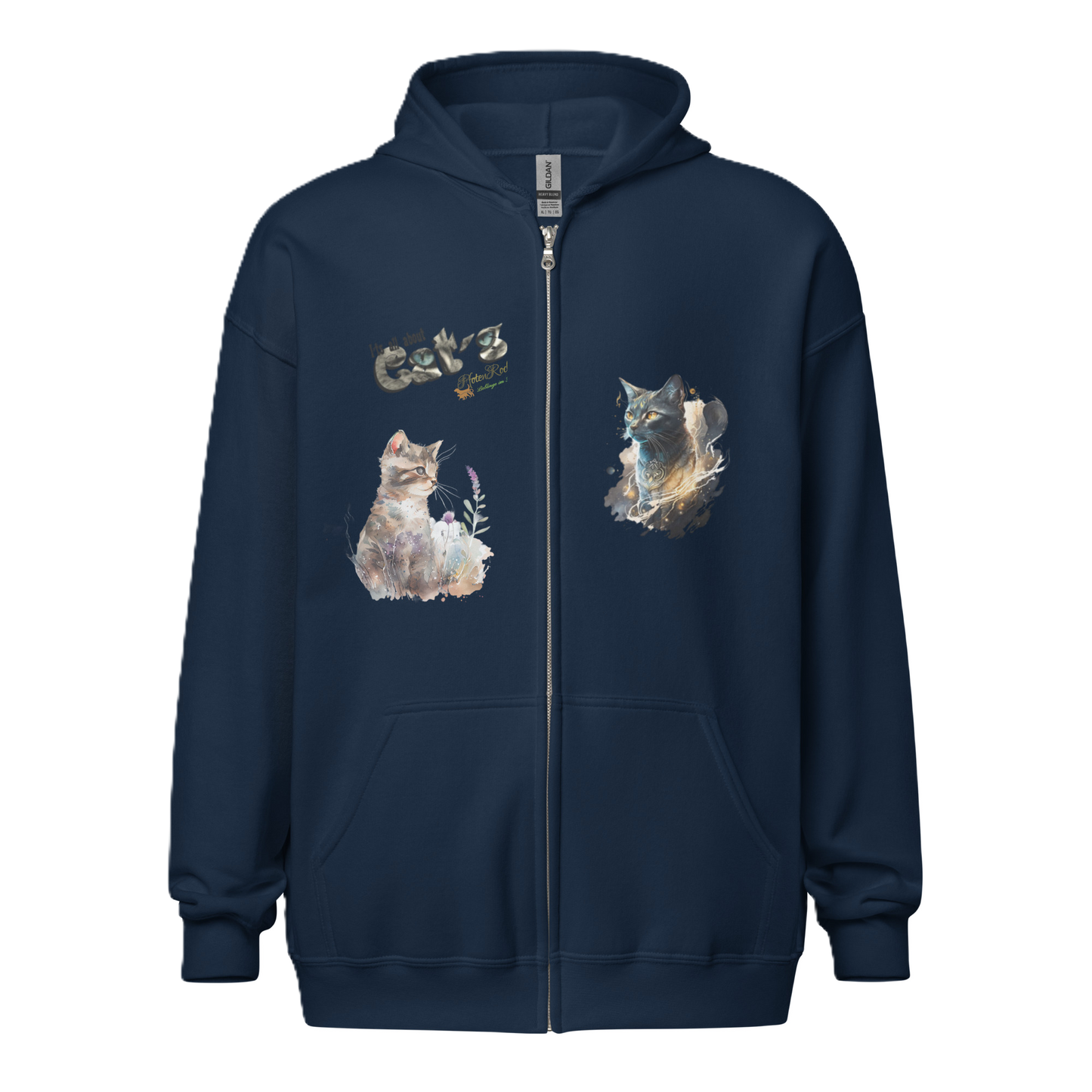 Der Cats-Zip Hoodie