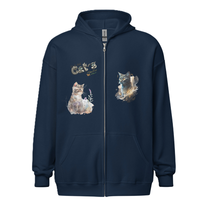 Der Cats-Zip Hoodie