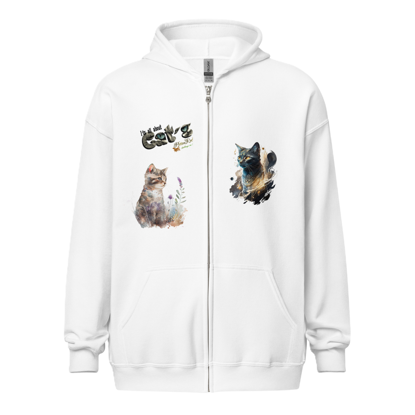Der Cats-Zip Hoodie
