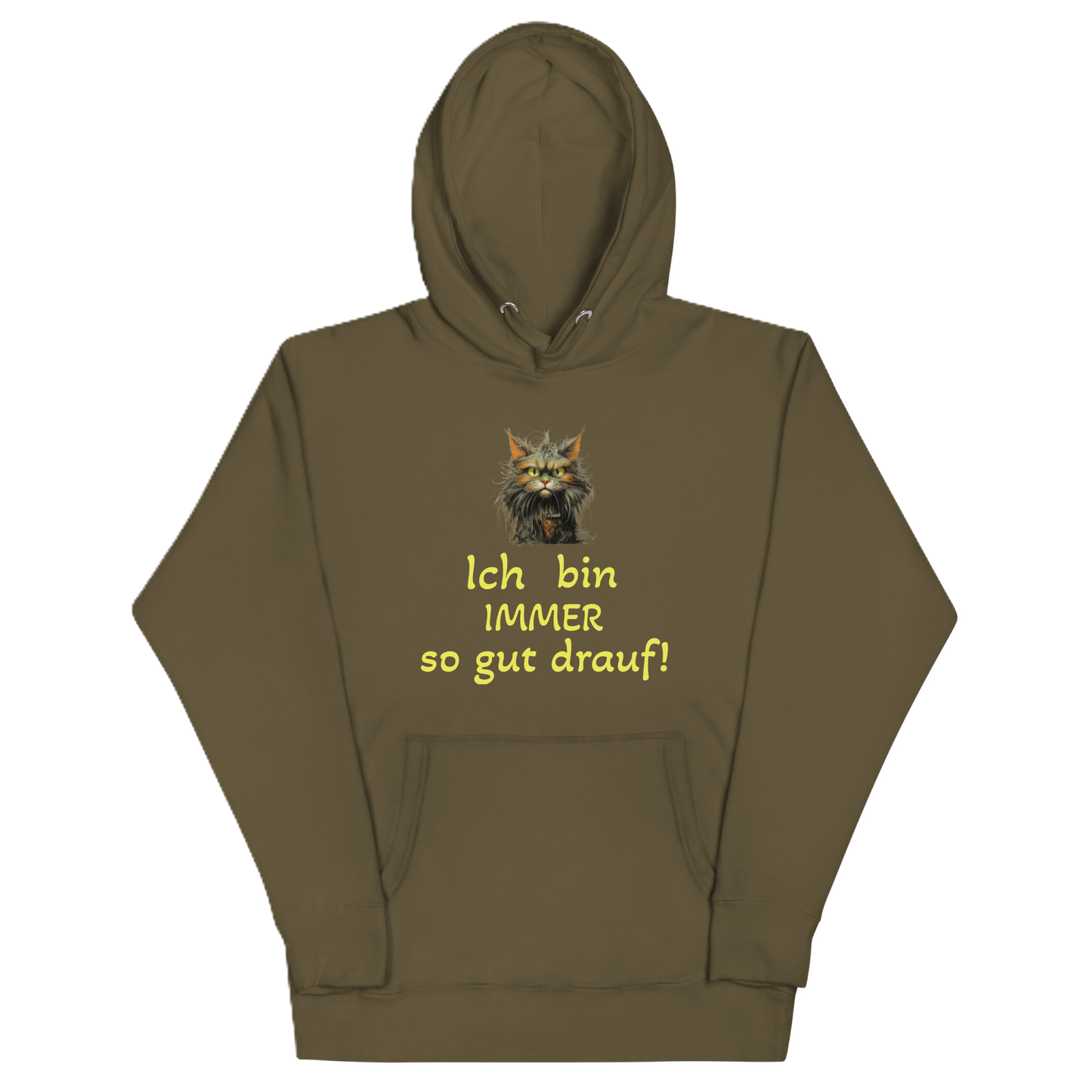 Hoodie "Ich bin IMMER..."