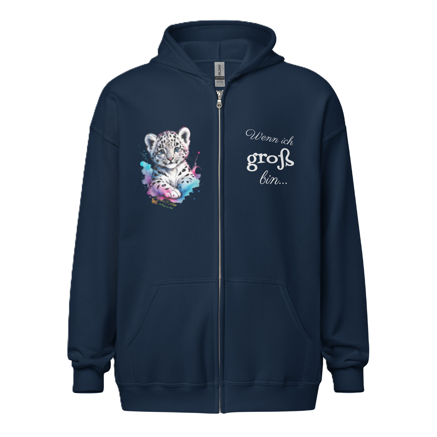 Der Tiger-Zip Hoodie