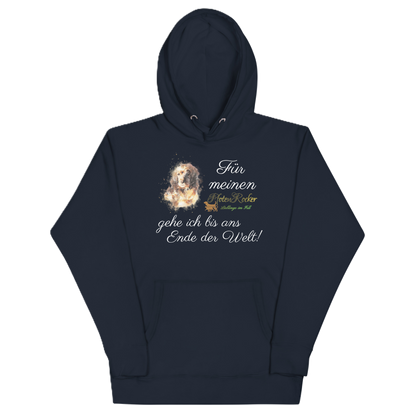 Der Bis ans Ende der Welt Hund-Hoodie