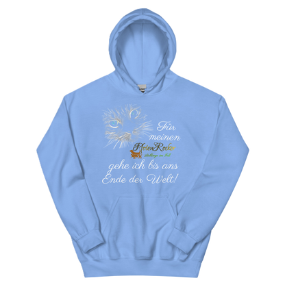 Der Bis ans Ende der Welt Katze-Hoodie