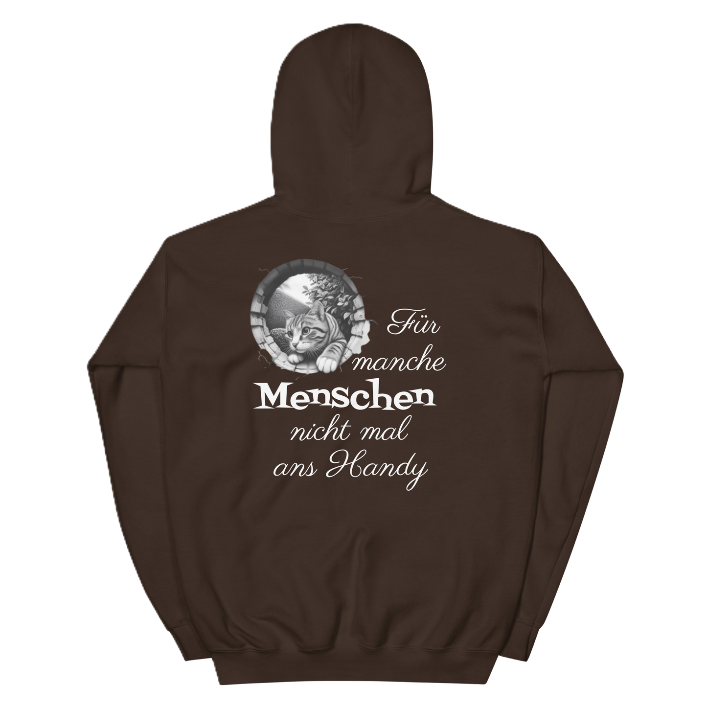 Der Bis ans Ende der Welt Katze-Hoodie