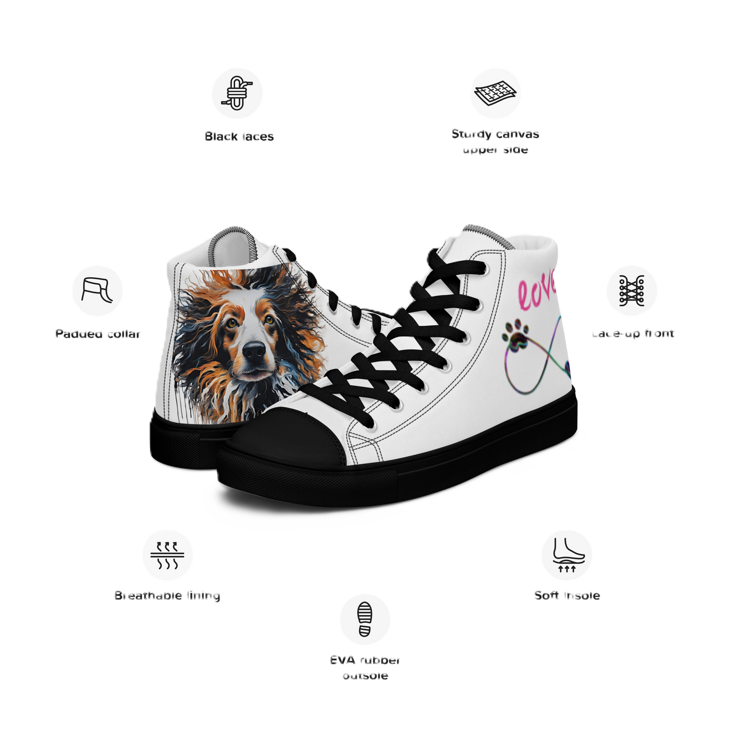 High-Top-Schuhe für Damen